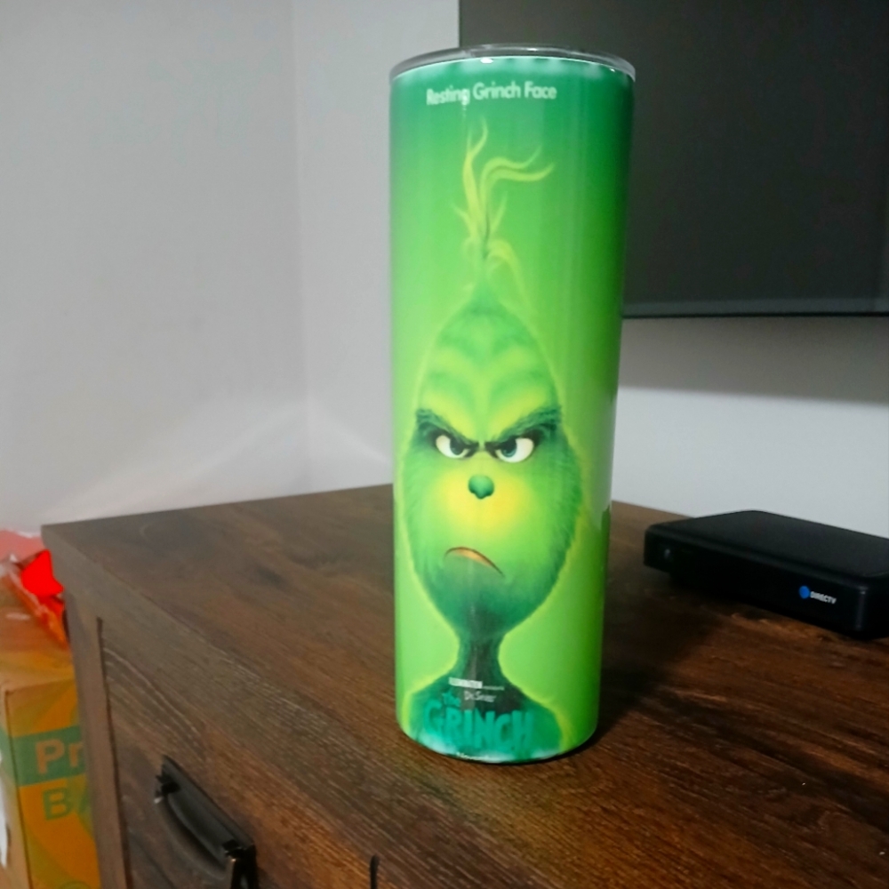 20oz tumbler Grinch